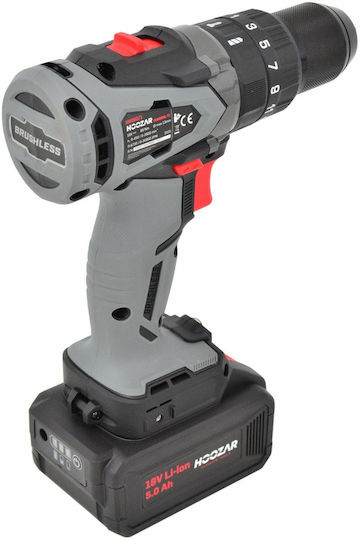 Hoozar AW06071 Ударен Акумулаторен Безчетков Дрел-Винтоверт 18V 1x5Ah
