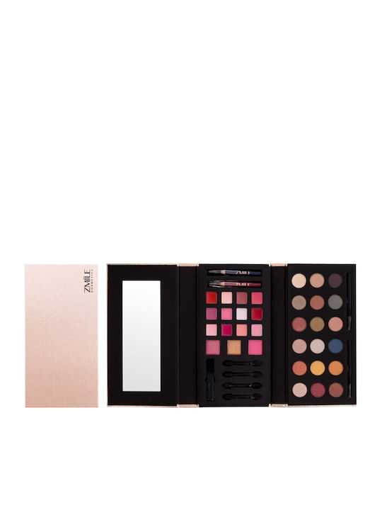Zmile Cosmetics Glam To Go Παλέτα Μακιγιάζ για Πρόσωπο, Μάτια & Χείλη