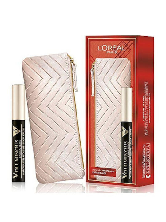 L'Oreal Paris Voluminous Set de machiaj pentru față și corp Ochi cu trusă Extra negru 2buc L'Oreal Paris Voluminous Set de machiaj pentru față și corp Ochi cu trusă Extra negru 2buc