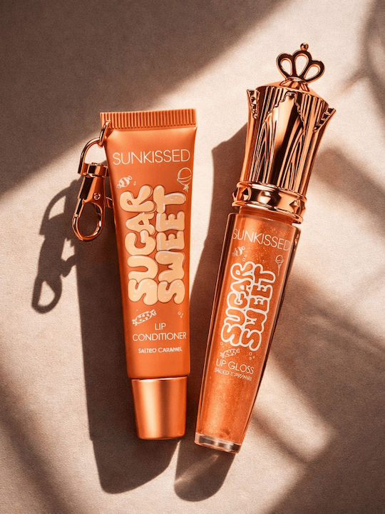 Sugar Sweet Lip Duo Salted Caramel Scent Lip Gloss & Lip Conditioner Set Su31928