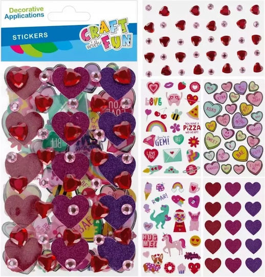 Craft with Fun Autocolante Pentru Copii 3+ Ani 12 Bucăți