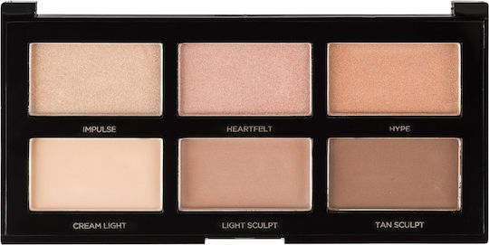Profusion Cosmetics Highlight and Contour Palette 15.6gr