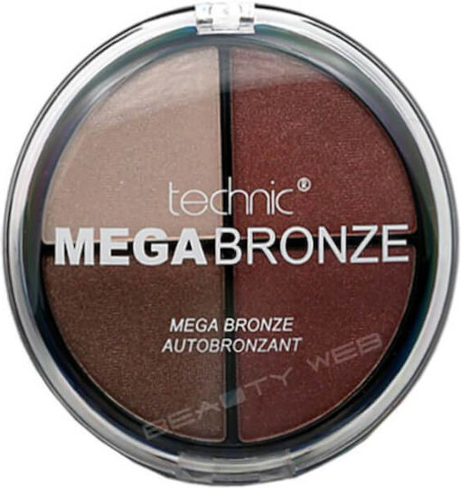 Technic Mega Bronze Quad Bronzer Compact Powder 20gr