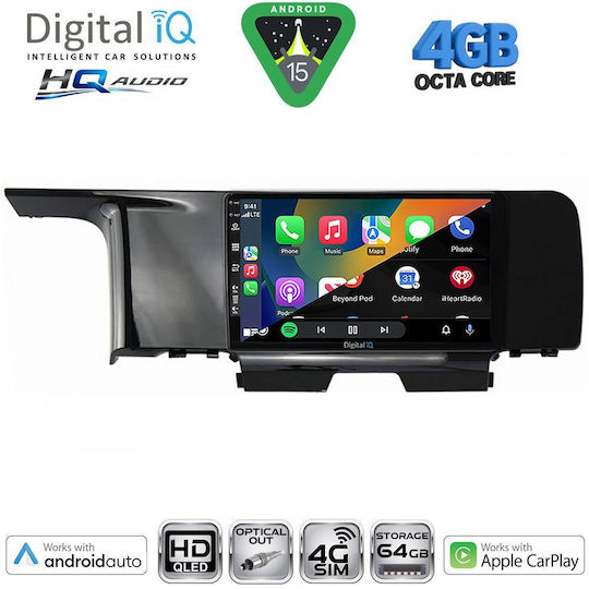 Digital IQ Car Audio System for Kia Sorento 2020 Bluetooth USB WiFi GPS Apple CarPlay Android Auto with 9" Touch Screen