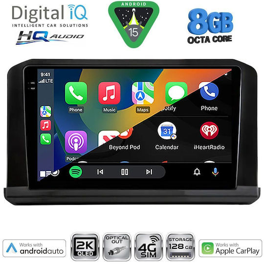 Digital IQ Car Audio System for Mitsubishi Outlander 2022 (Bluetooth/USB/WiFi/GPS/Android Auto) with 9" Touch Screen