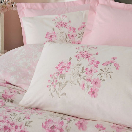 Cottonbox Σετ Διπλή 200x220cm Ροζ