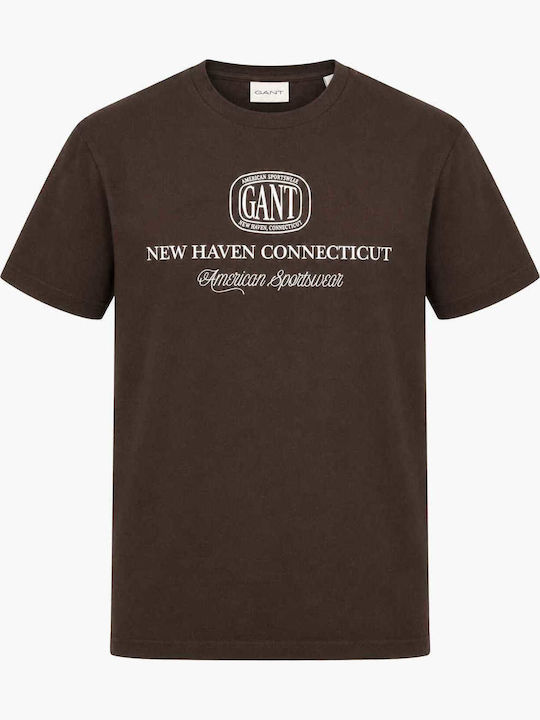 Gant T-Shirt Brown