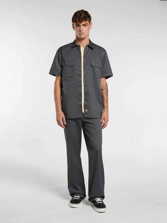 Work Ανδρικό Παντελόνι Regular Fit Coal Grey