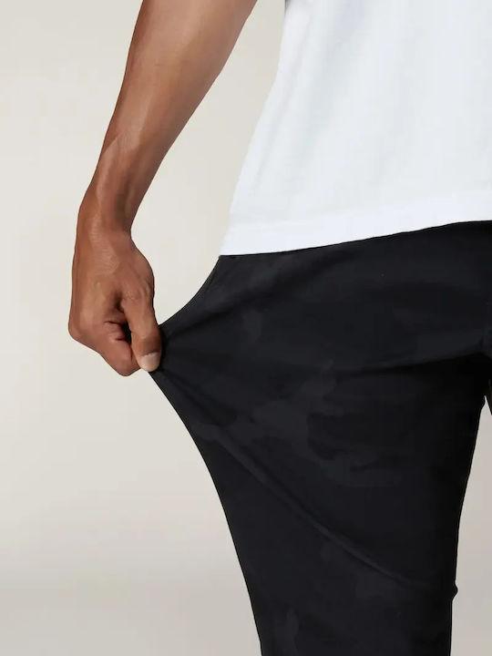 Мъжки панталон Slim Fit Black Camo