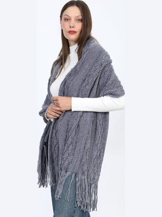 Doca Women's Grey Scarf Doca Women's Grey Scarf