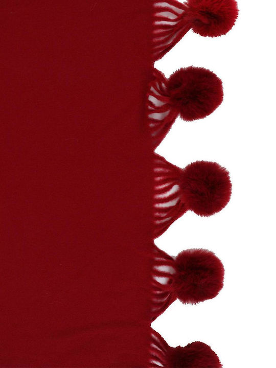 Doca Women's Burgundy Scarf