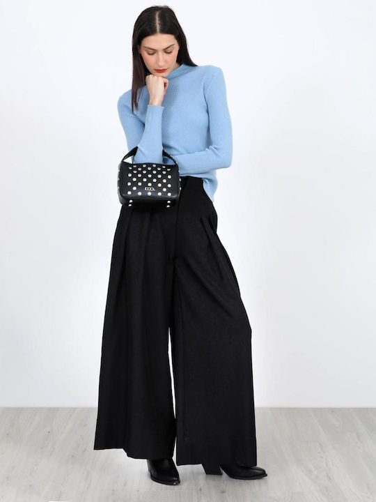 Women's Turtleneck Sweater Light Blue