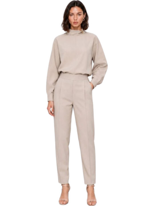 Damen Bluse Beige