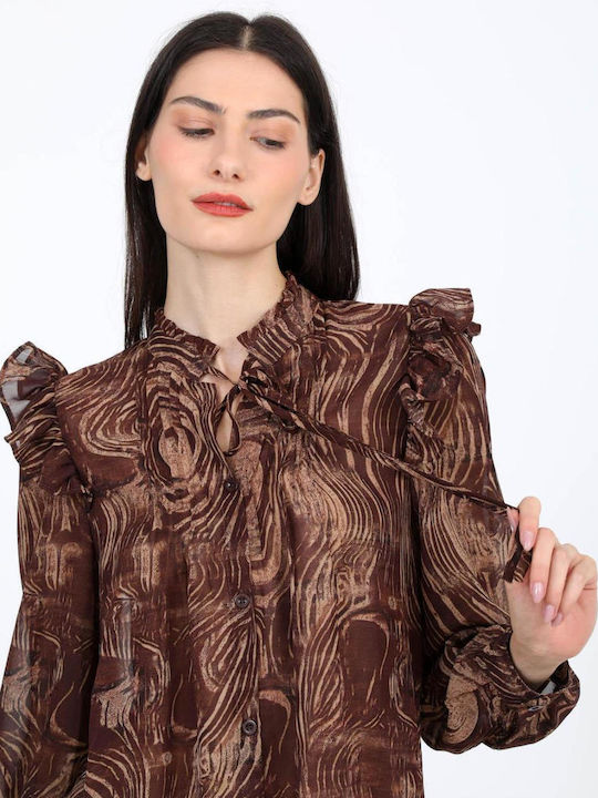 Women's Crop Top Brown