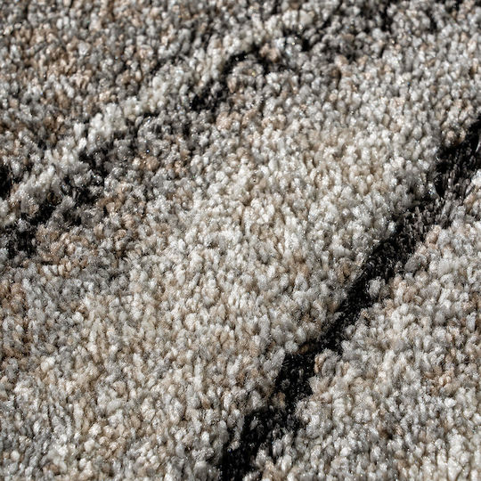 Beauty Home 9976 Non-Slip Rectangular Rug Beige Grey 133x190cm