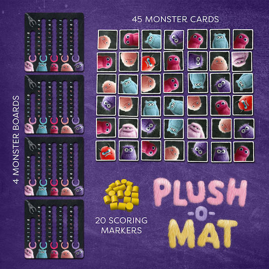Επιτραπέζιο Παιχνίδι Plush-O-Mat για 2-4 Παίκτες 6+ Ετών (EN) Haba