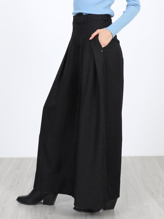 Women's Pantaloons with Rubber Band Black