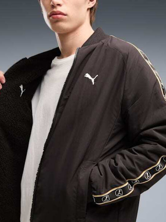 PUMA Μπουφάν Bomber Διπλής Όψης Μαύρο