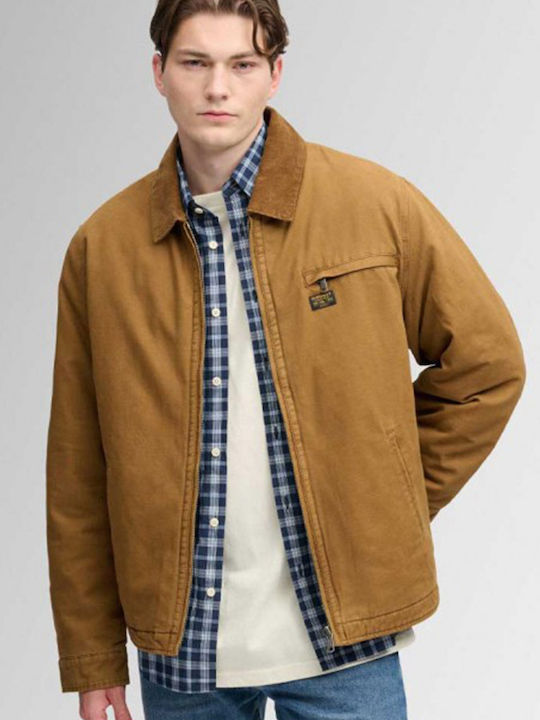 Superdry Τζιν Μπουφάν Tobacco Brown