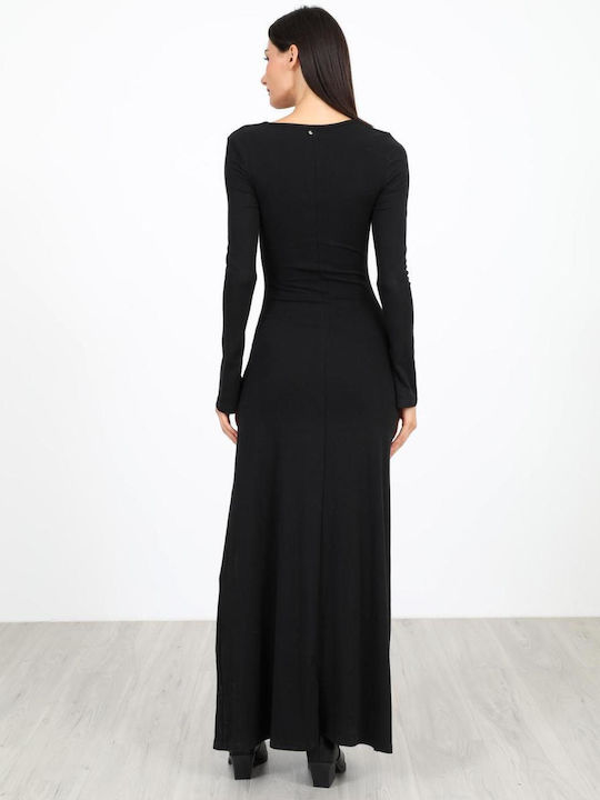 Summer Maxi Evening Dress Black