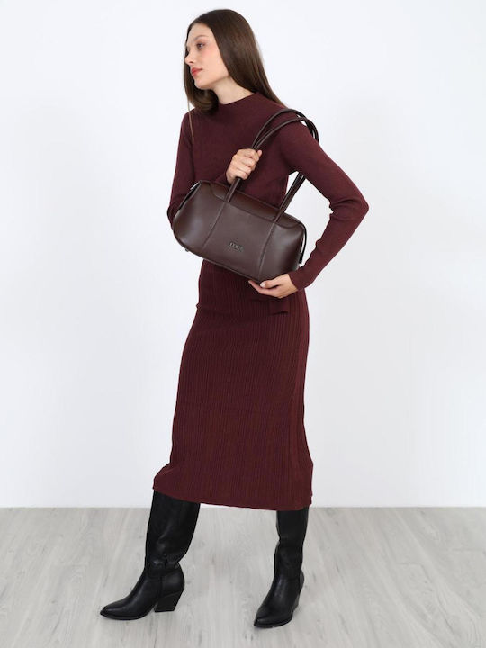 Midi Dress Burgundy