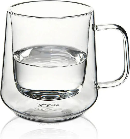 Luigi Ferrero Luigi Ferrero Set Tassen Kaffee aus Porzellan Braun 360ml 2 Stück