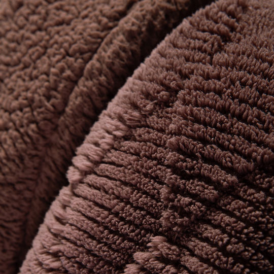 Nef-Nef Homeware Pol.mizenie Blanket Pique Sofa 130x180cm Brown