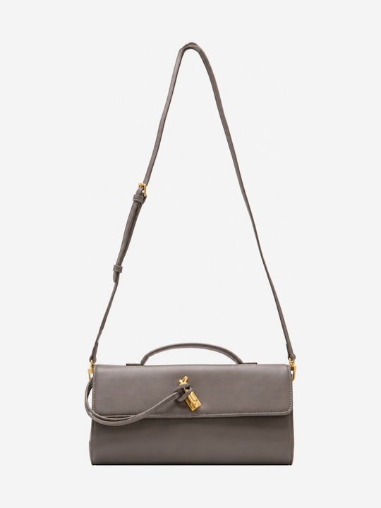 Fabric Women's Khaki Handbag