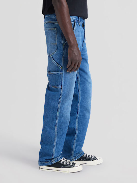 Herren Jeanshose Loose Fit Blau