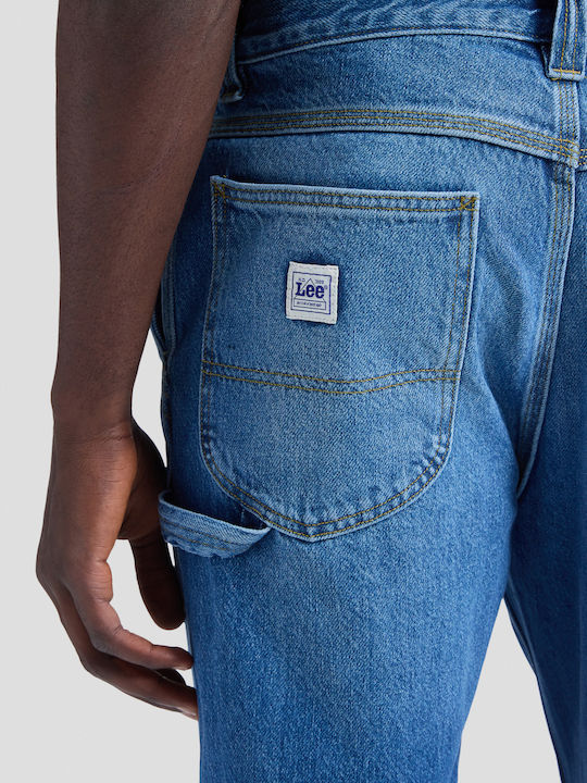 Herren Jeanshose Loose Fit Blau