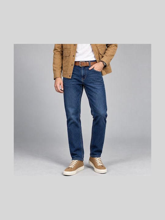 Men's Straight Blue Jeans Pants