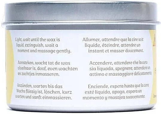 Фитилна Свещ За Масаж На Тяло Аромат Ванилия Massage Candle 100ml