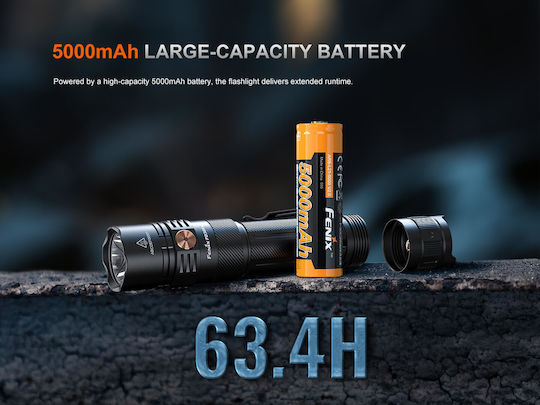 Fenix Rechargeable Neck Flashlight LED IP68 with Maximum Brightness 3000lm
