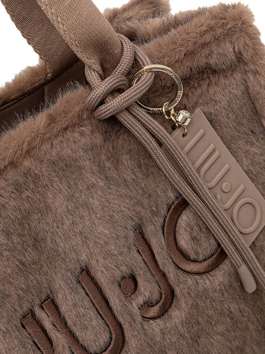 Fur Women's Tote Bag Brown