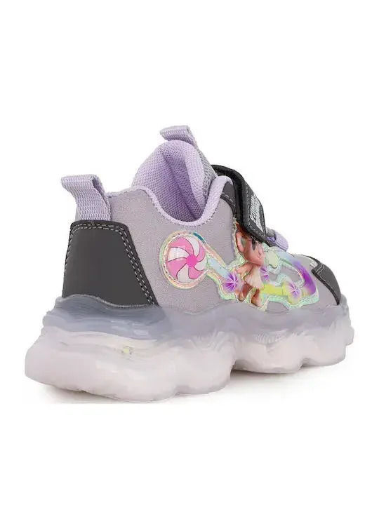 Παιδικά Sneakers με Φωτάκια Λιλά
