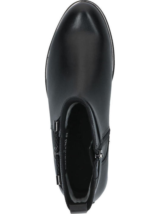 Leather Women's Ankle Boots Black