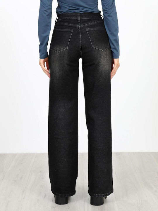 Damen Jeans Hosen Schwarz Mit Rissen