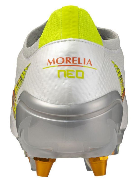 Mizuno Morelia Neo SG Футболни Обувки с Бутони Бели