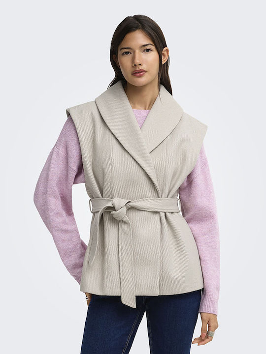 Damen Strickjacke Feather Grau
