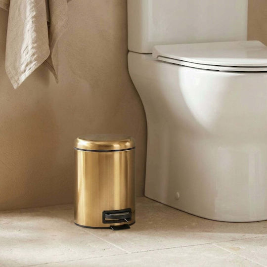 Sepio Inox Καλαθάκι Μπάνιου 3lt Χάλκινο