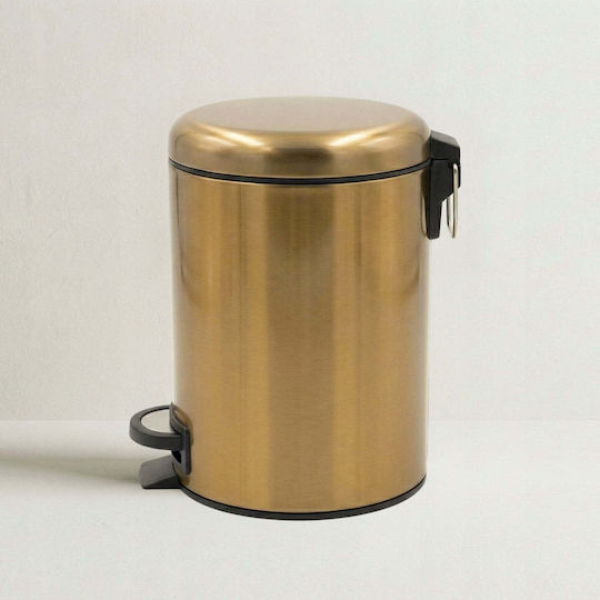 Sepio Inox Καλαθάκι Μπάνιου 3lt Χάλκινο