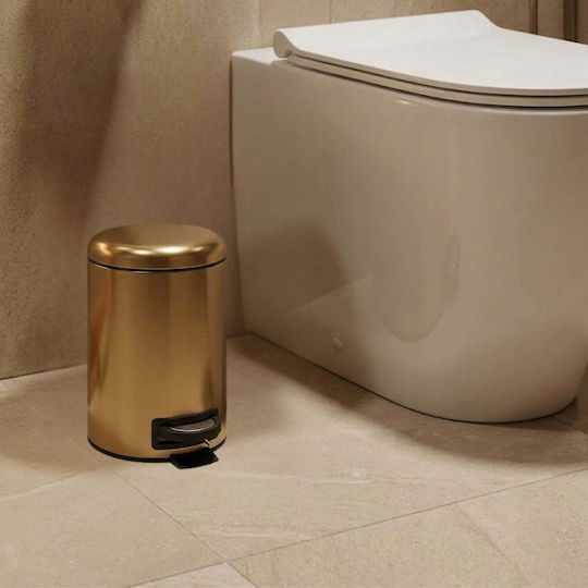Sepio Inox Καλαθάκι Μπάνιου 3lt Χάλκινο