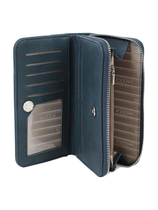 Damenbrieftasche Blau