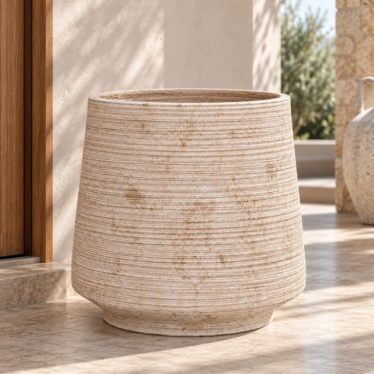 Artekko Κασπώ Τσιμεντένιο Μπεζ 53.5x53.5x45εκ.