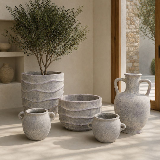 Artekko Κασπώ Τσιμεντένιο Γκρι 33x28x32.5εκ.