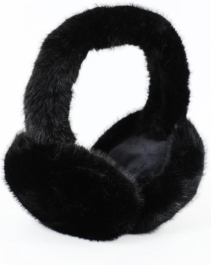 Unisex Gehörschutz Strickmütze in Schwarz