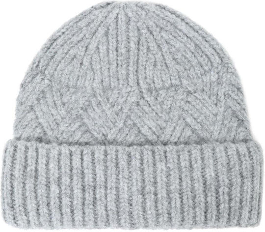 Beanie Unisex Strickmütze in Grau Farbe