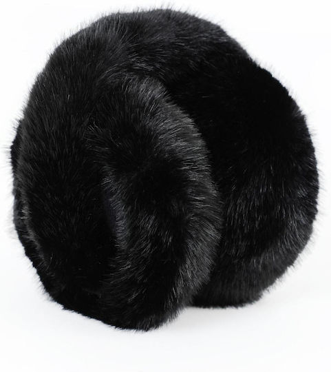 Unisex Gehörschutz Strickmütze in Schwarz