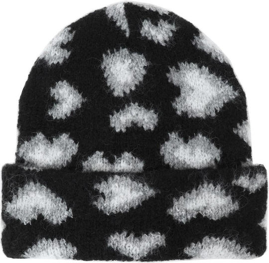 Beanie Unisex Strickmütze in Schwarz