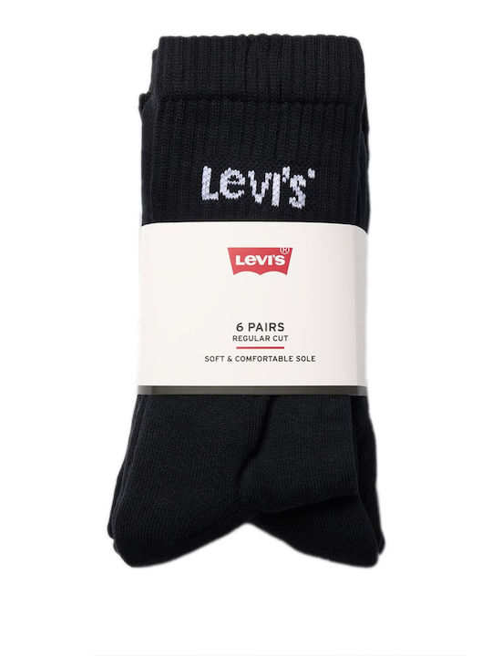 Levi's Cut Мъжки Чорапи Black 6Pack